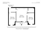 Floorplan for 13, Frogmoor House